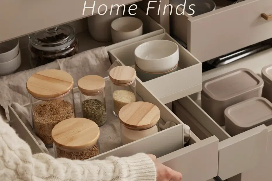 Slide Out Drawers for Kitchen Organization | Viral Amazon Home Finds on a Budget | Easy DIY Storage