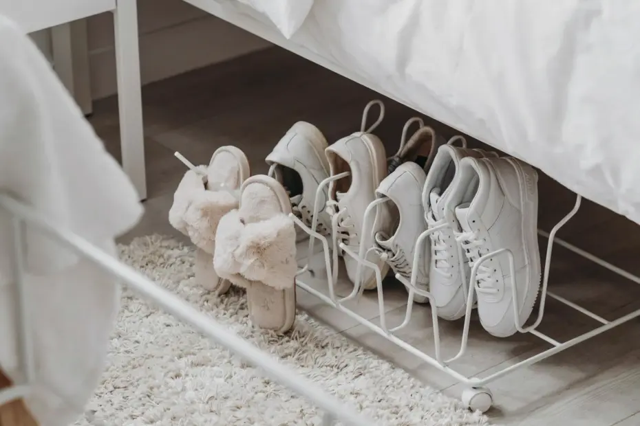 Rolling Underbed Shoe Holder with Wheels | Maximize Closet Space | Affordable Home Organization Amazon Find