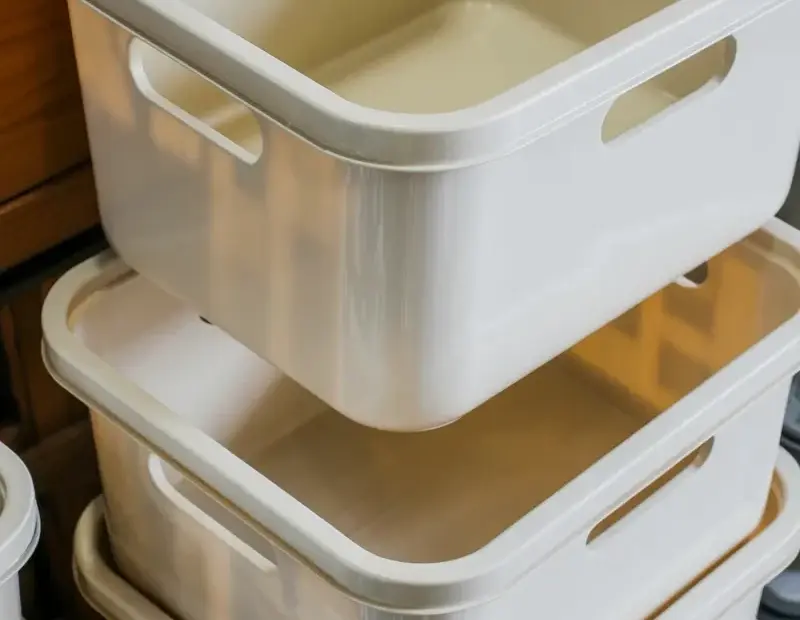 White Plastic Storage Bins on a Budget - Organize Without Breaking the Bank