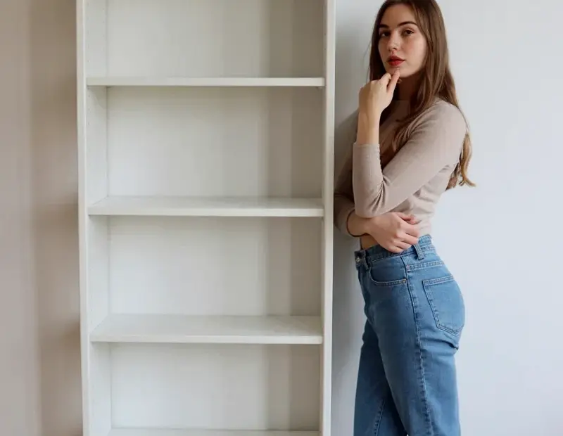 IKEA Billy bookcase hack | simple minimal styling idea