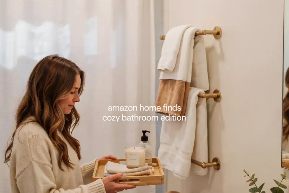 Amazon Floating Shelves for Bathroom | Budget-Friendly DIY Upgrade | Small Bathroom Decor Ideas on a Budget