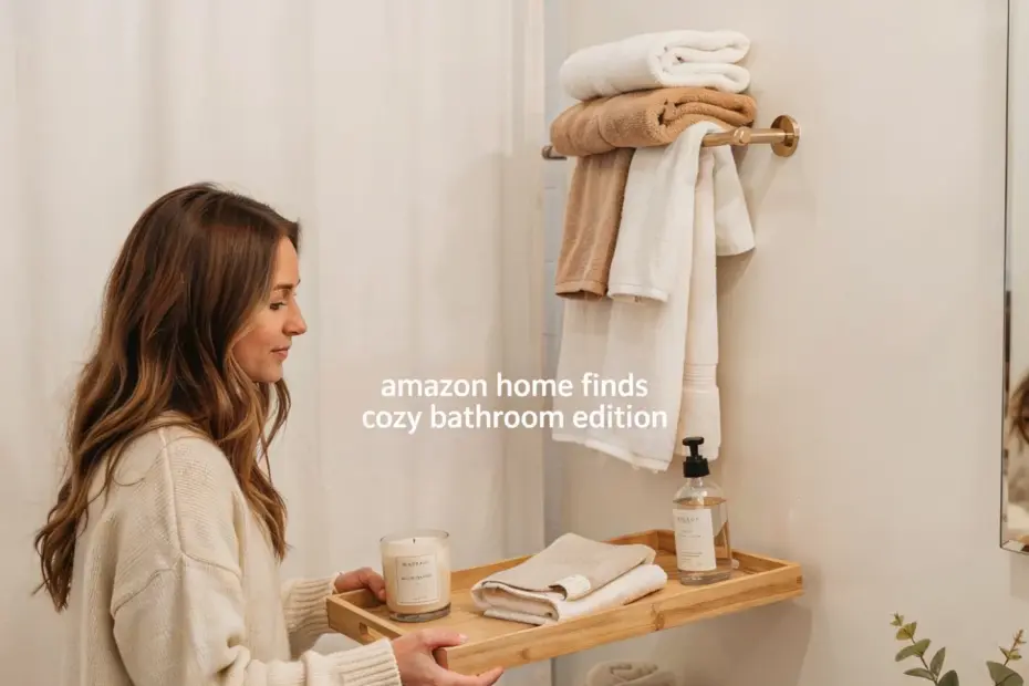 Floating Shelves from Amazon | Budget Bathroom Upgrade | Small Space Decor