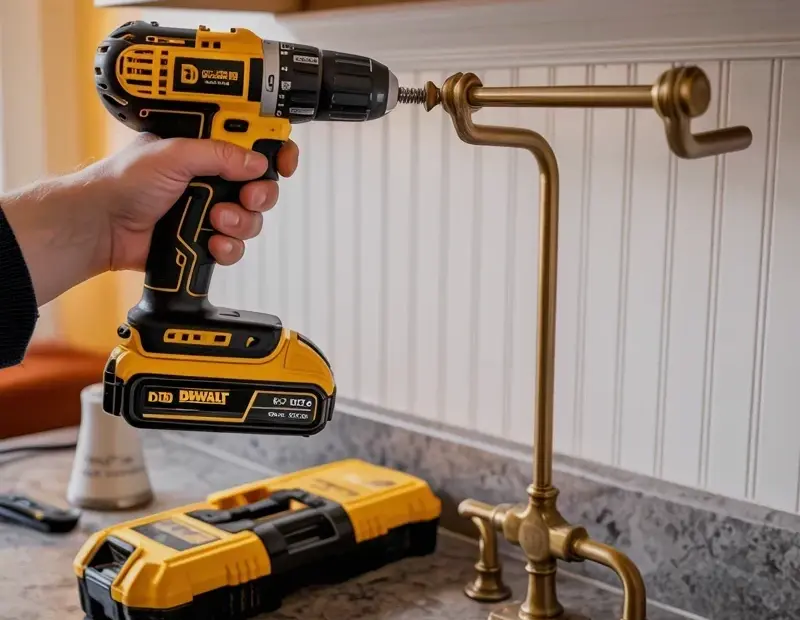 Avoid This Cordless Drill Mistake When Installing a Bathroom Towel Bar