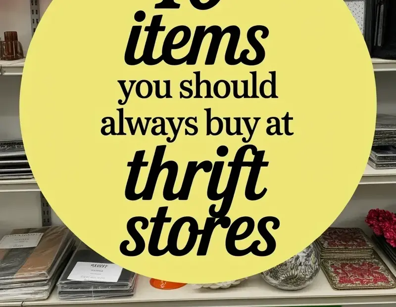 10 Thrift Store Items to Always Buy - Don't Make This Common Mistake