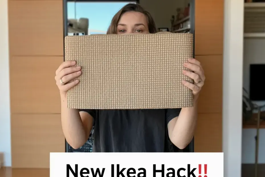 IKEA storage box hack for effortless cozy organization - beige honeycomb texture is so pretty